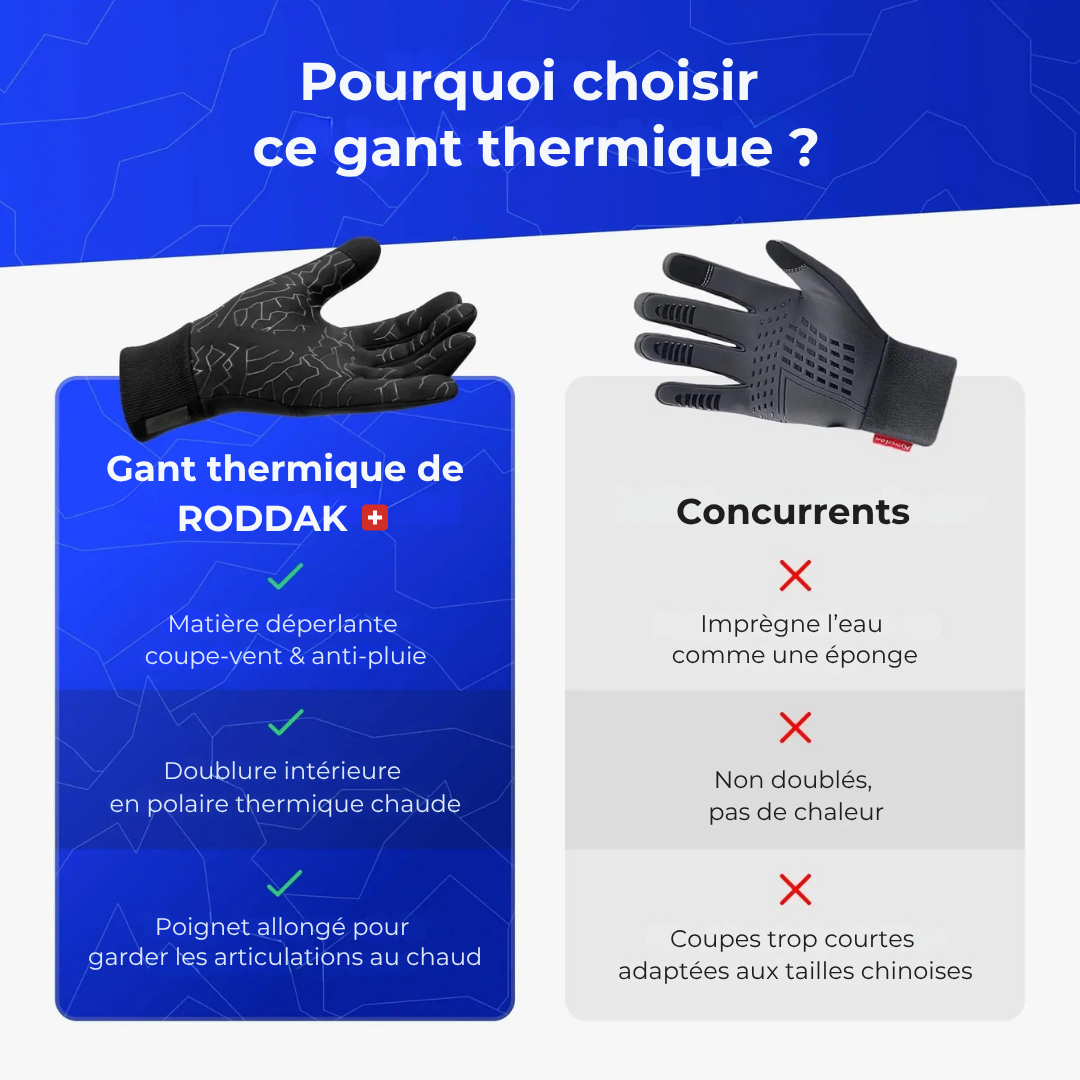 Gants Thermiques Tactiles 2.0 – Chaleur & Confort pour l’Hiver